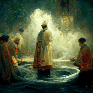 The Sacraments by Luis Dato