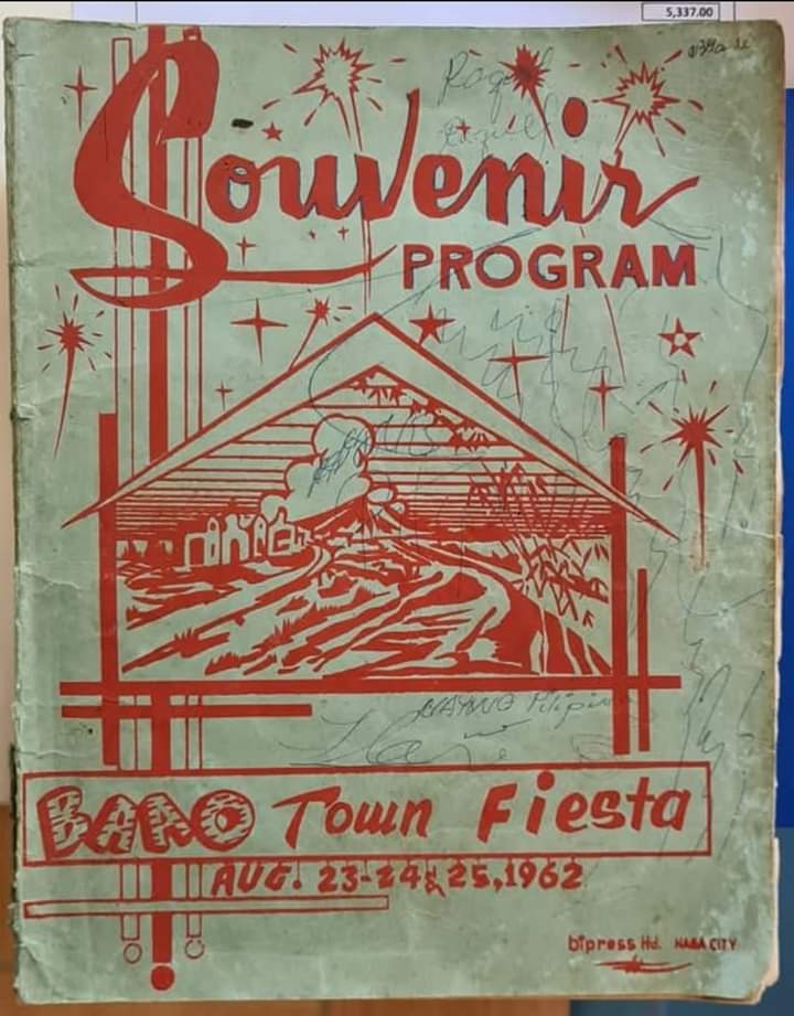 baao souvenir program 1962
